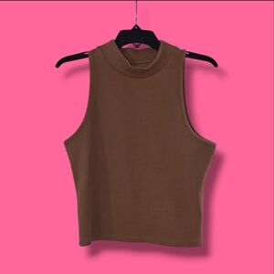 a new day Tan Sleeveless Tank Top